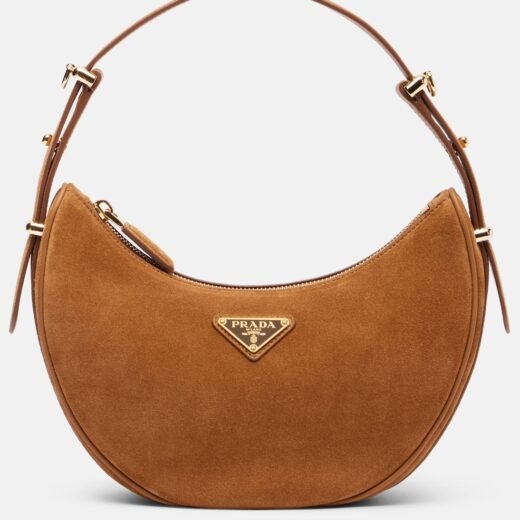 Prada Sac Arqué en daim