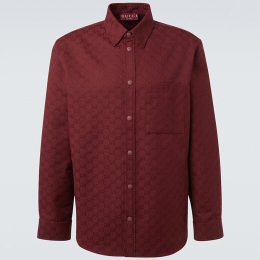 Gucci Chemise GG Canvas en coton mélangé