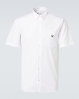 Chemise en coton à logo