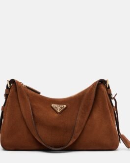 Sac Prada Aimée Medium en daim