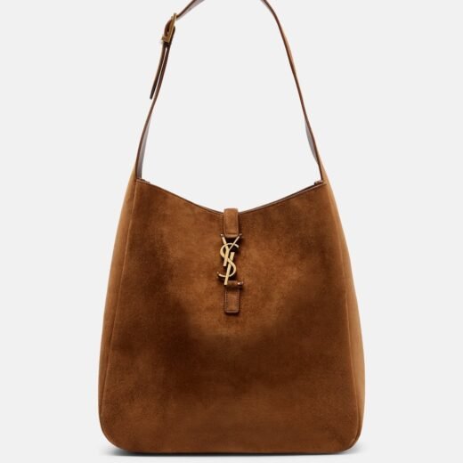 Saint Laurent Sac Le 5 à 7 Supple Large en daim