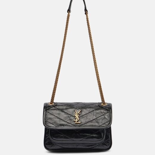 Saint Laurent Sac à bandoulière Niki Mini en cuir