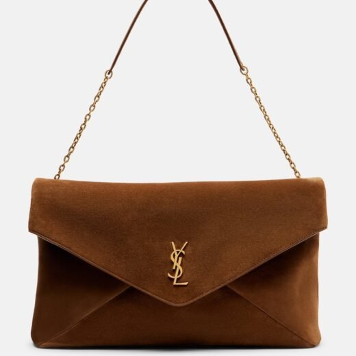 Saint Laurent Portefeuille à chaîne Cassandre Envelope Large