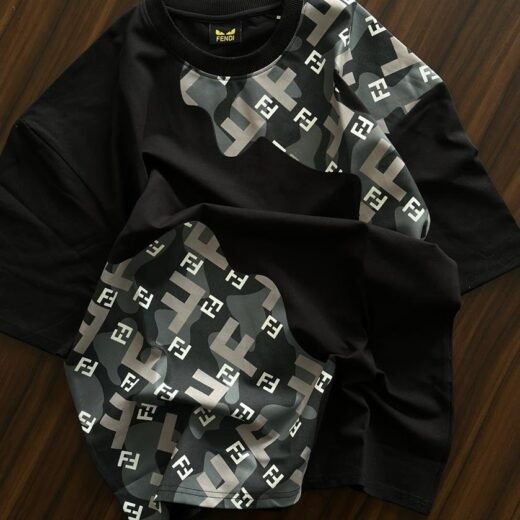 Louis Vuitton T-shirts Fendi à épaules tombantes, de qualité supérieure