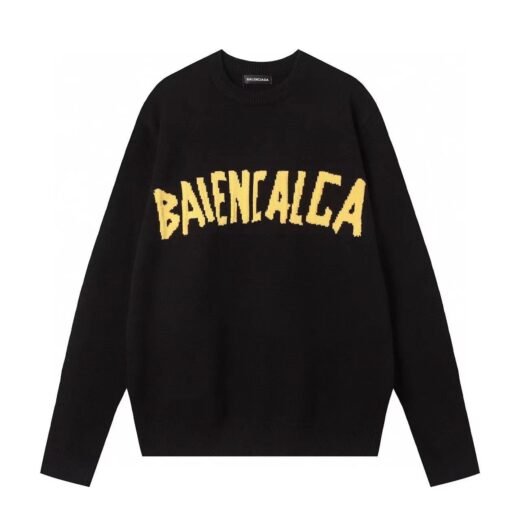 Balenciaga Pull en jersey de coton à bande