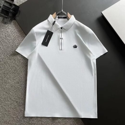 Dolce & Gabbana Polos en coton à patch logo