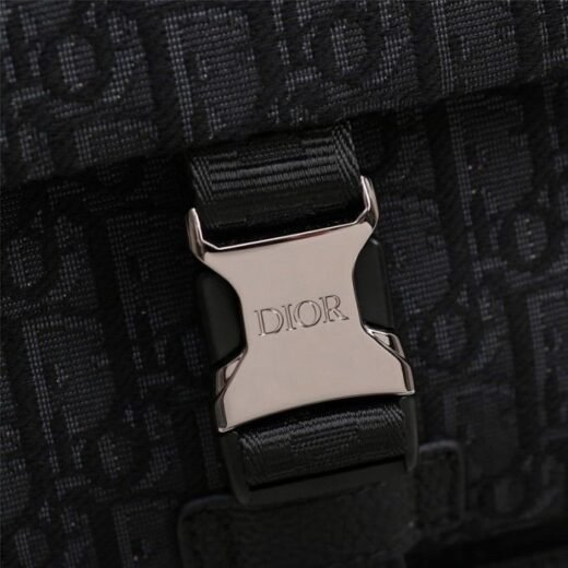 Dior Sac à dos Rider en jacquard Dior Oblique noir