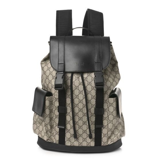 GUCCI || Sac à dos souple GG Supreme beige