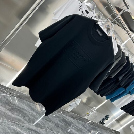 Dolce & Gabbana T-shirt en coton avec logo en relief