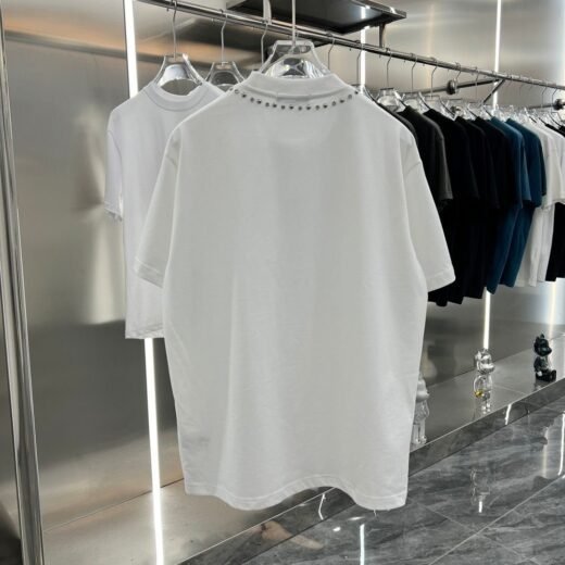 Dolce & Gabbana T-shirt col rond à manches courtes et applications strass