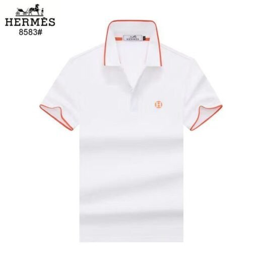 Hermès T-Shirt Polo "Piqures Sellier" Pour Homme
