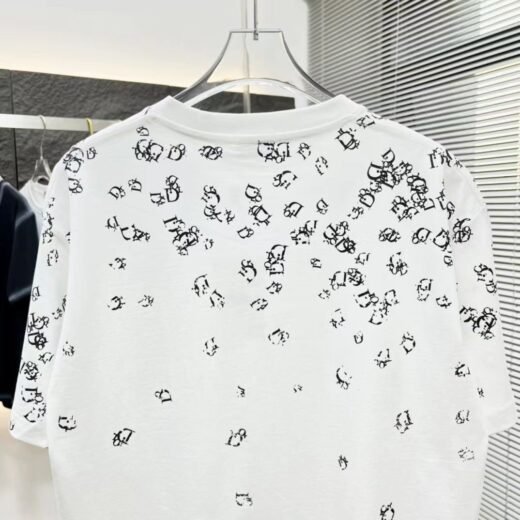 Dior T-shirt blanc à imprimé logo