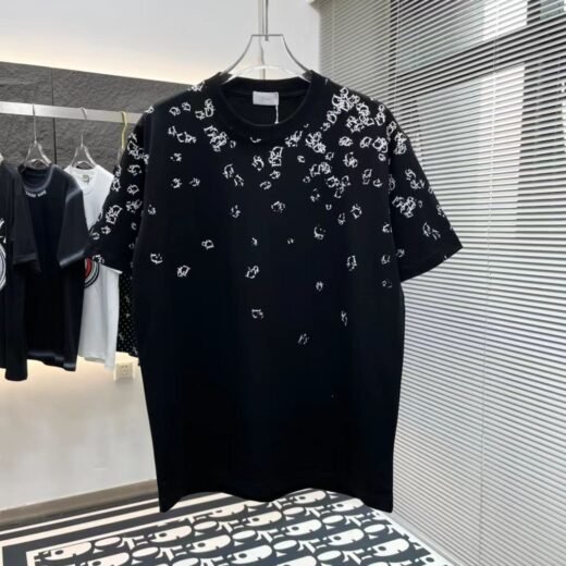 Dior T-shirt noir à imprimé logo