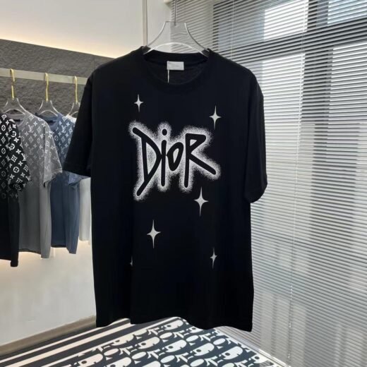 Dior T-shirt Dior et Shawn en noir pour homme