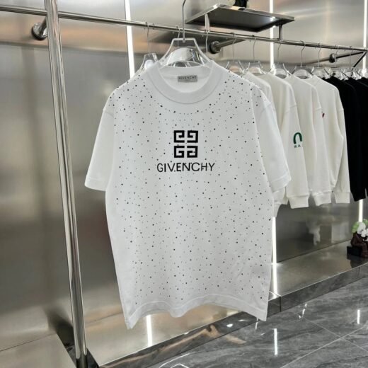 Givenchy T-SHIRT BLANC AVEC LOGO SWAROVSKI 4G