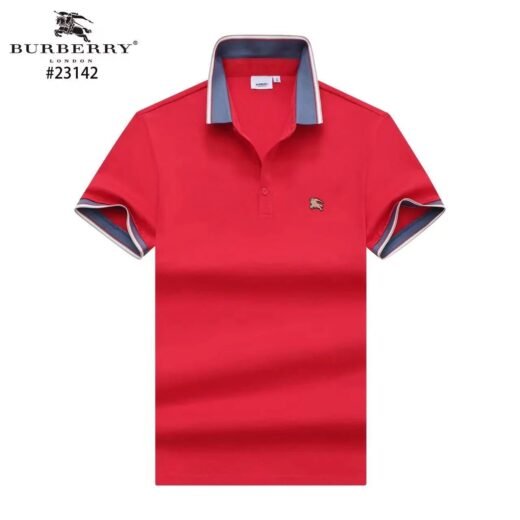 Burberry Polo Camberwell en piqué de coton à bordure contrastante