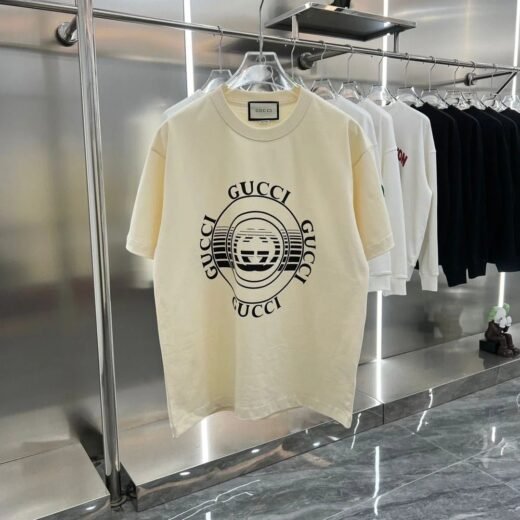 Gucci T-shirt blanc à imprimé logo Record