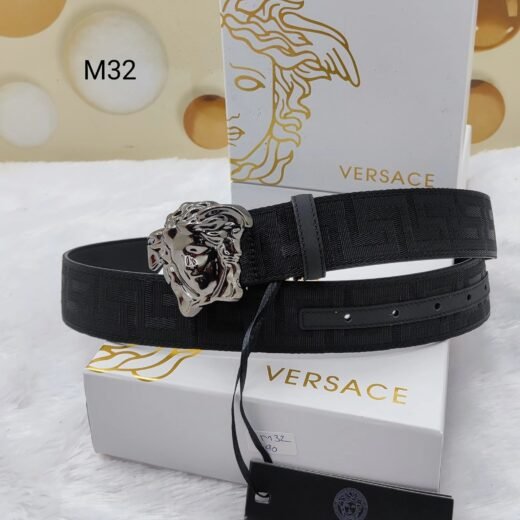 Versace Ceinture tissée à boucle Medusa
