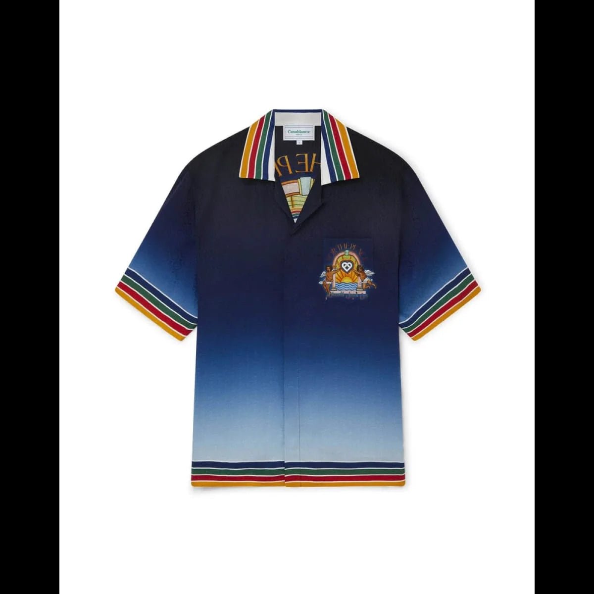 CASABLANCA || Chemise en soie Casablanca Studio Musique pour homme