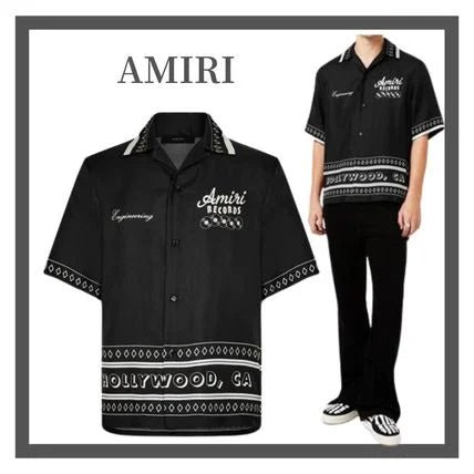 AMIRI || Chemise en soie Amiri Records