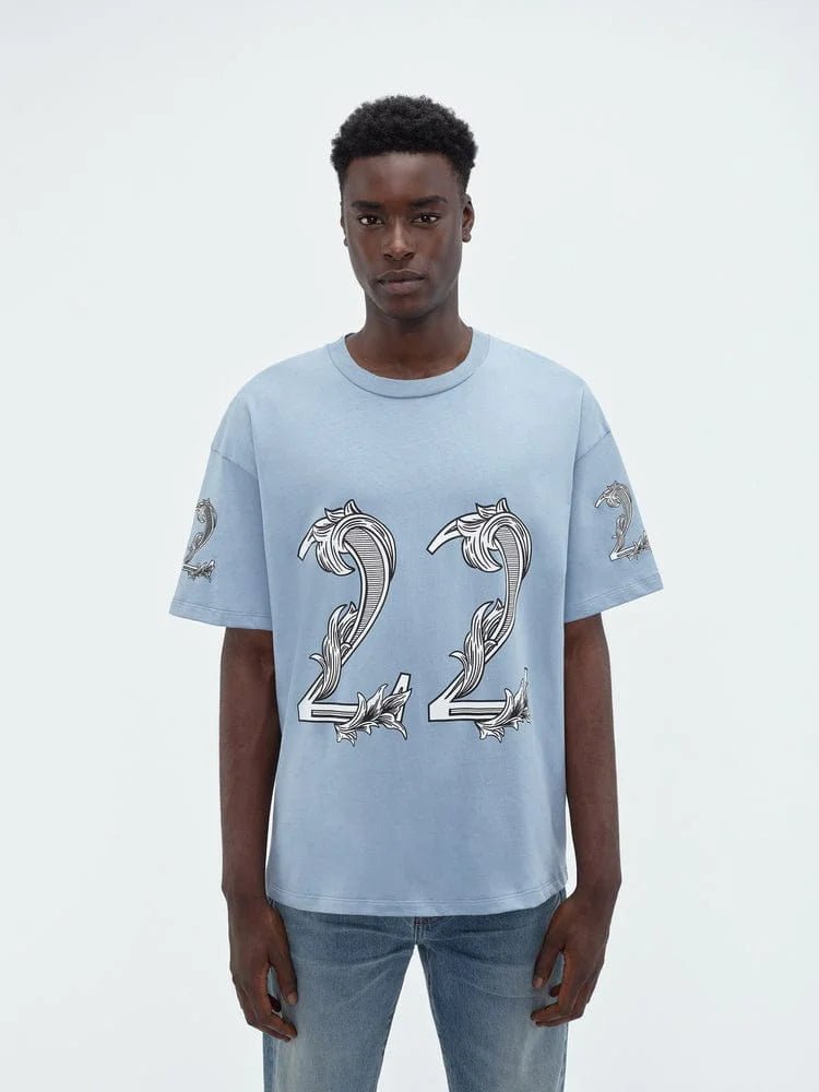 T-shirt Amiri “22” en coton – style graphique contemporain