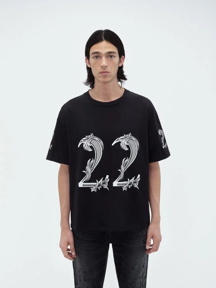 T-shirt Amiri “22” en coton – style graphique contemporain
