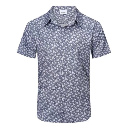 Burberry Chemise à imprimé monogramme TB sur toute la surface