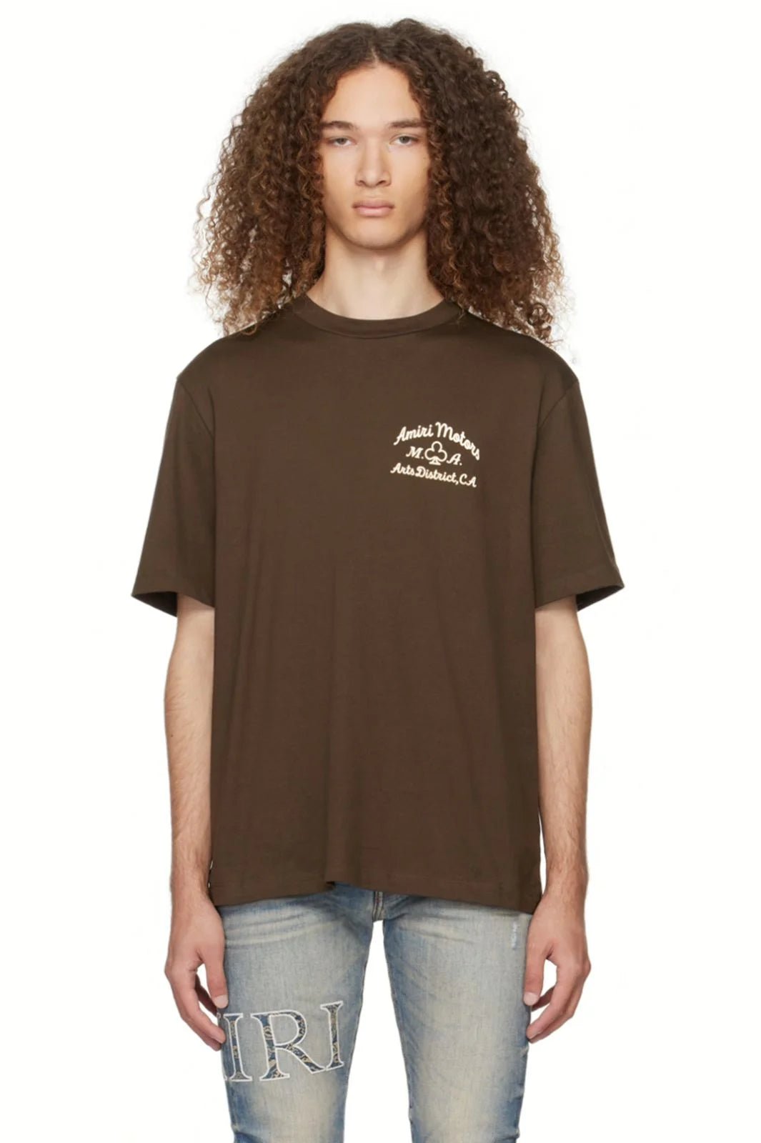 AMIRI || T-shirt marron pour homme