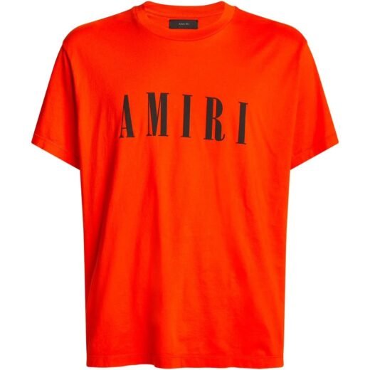 AMIRI T-shirt avec logo Orange Core