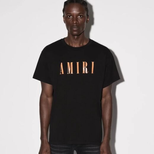 AMIRI T-shirt avec logo noir