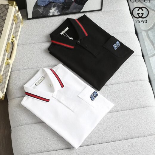 Gucci Polo carré en piqué GG