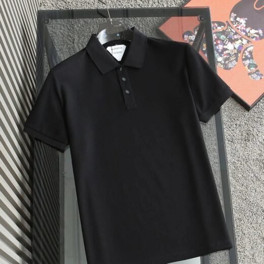 Bottega Veneta VENETTA Polo homme en piqué de coton uni