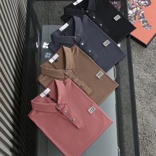 Dior Polo en coton piqué stretch