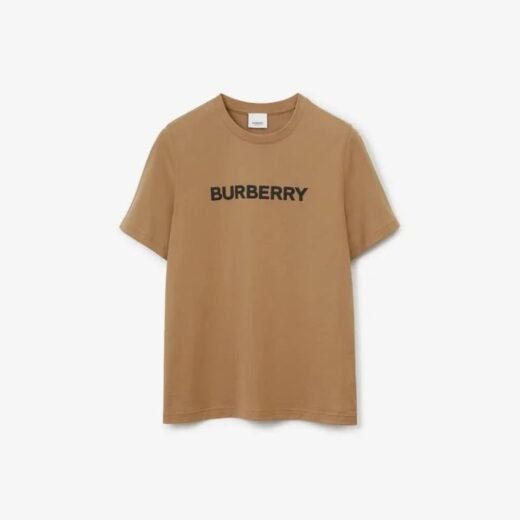 Burberry T-shirts Harriston en coton à imprimé graphique marron camel pour homme