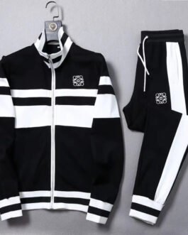 LOEWE || Survêtement bomber multicolore en coton pour homme Flawless