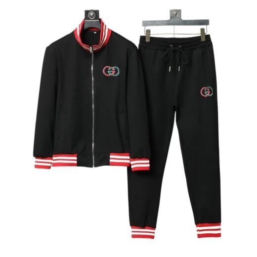 Gucci Survêtement en coton à imprimé GG entrelacé