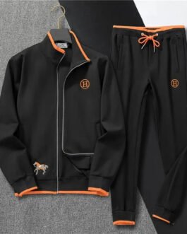 HERMES || Survêtement à liserés pour homme
