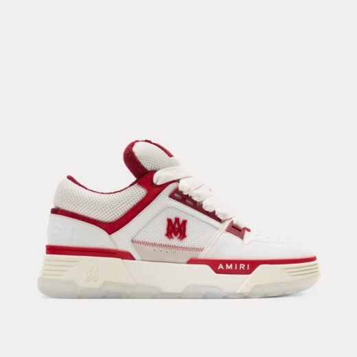 AMIRI Baskets basses MA-1 blanches/rouges