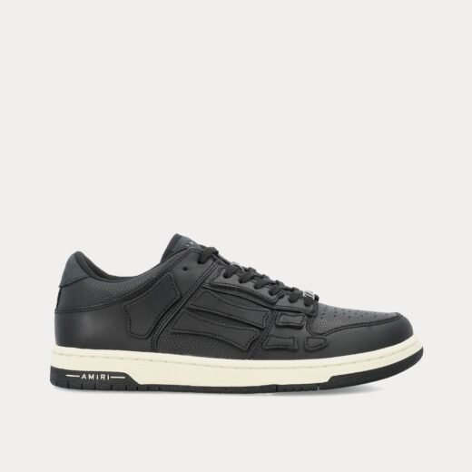 AMIRI Baskets basses noires en cuir Skel-Top