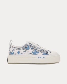 Baskets basses Stars Court Boucle blanches/bleues