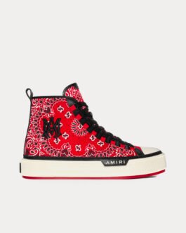 Baskets montantes rouges Bandana MA Logo Court Hi