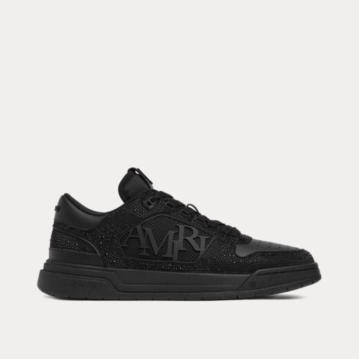 AMIRI Baskets basses noires Crystal Classic
