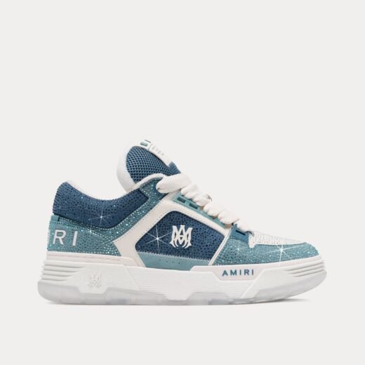 AMIRI Baskets basses MA-1 Crystal Dusty Blue