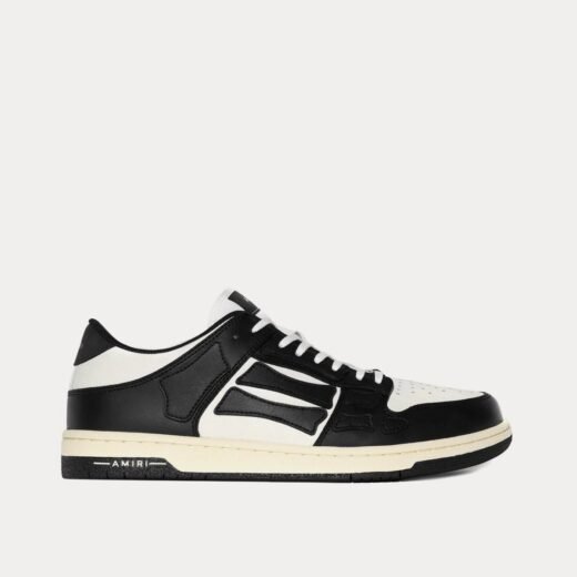 AMIRI Baskets basses Skel Top noires et blanches