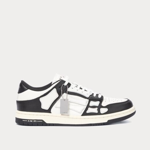 AMIRI Baskets basses Skel Top Low noires et blanches