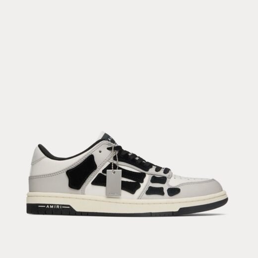 AMIRI Baskets basses Skel-Top grises / noires / blanches