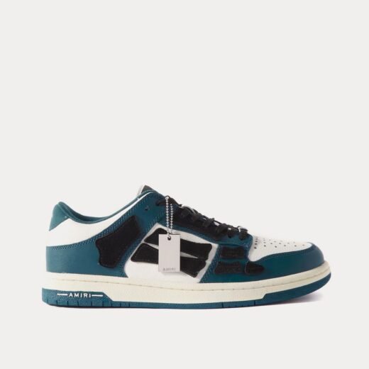 AMIRI Baskets basses Skel-Top bleu marine/blanc