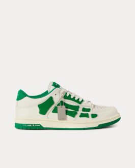 Baskets basses Skel Top blanches/vertes