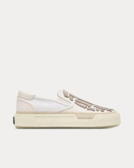 Baskets à enfiler Court Blanc / Albâtre