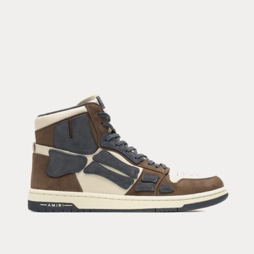 AMIRI Baskets montantes Skel Top marron/gris/beige
